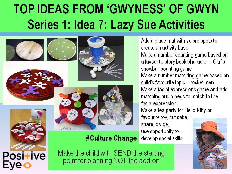 Positive Eye Idea 7 Lazy Sue Activities