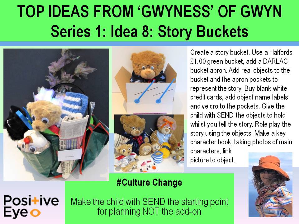 Positive Eye idea 8 story buckets